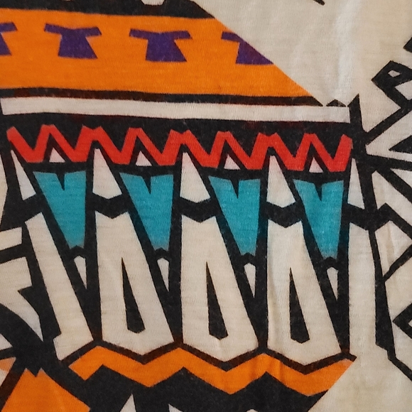 Rainbow- Colourful Lightweight Retro Sleeveless Racerback Top - Picture 2 of 5